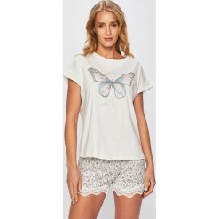 Henderson Ladies - Piżama. Białe piżamy damskie marki Henderson Ladies, s, bez wzorów, z elastanu, bez rękawów. Za 79,90 zł.