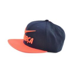 Czapki damskie: Nike Czapka z daszkiem damska FCB U Pro Pride granatowo- pomarańczowa (C1532)