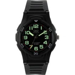 Zegarek Q&Q VQ14-002 męski czarny. Czarne zegarki męskie Q&Q. Za 79,00 zł.