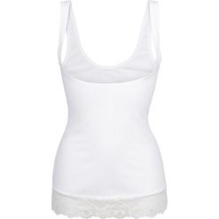 Top wyszczuplający Level 2 bonprix biały. Białe bielizna damska wyszczuplająca marki bonprix. Za 74,99 zł.