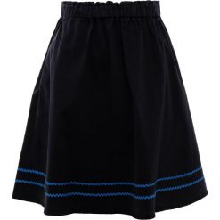 BOSS CASUAL BAVIKARA Spódnica trapezowa open blue. Niebieskie spódniczki trapezowe BOSS Casual, z bawełny, casualowe. Za 539,00 zł.