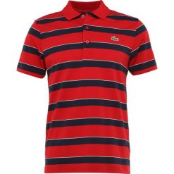 Lacoste Sport STRIPE Koszulka polo lighthouse red/navy blue/white. Niebieskie koszulki sportowe męskie Lacoste Sport, m, z bawełny. Za 359,00 zł.
