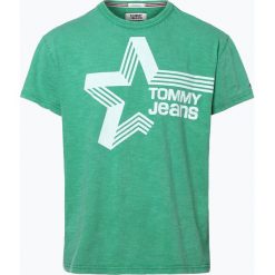 Tommy Jeans - T-shirt męski, zielony. Zielone t-shirty męskie z nadrukiem Tommy Jeans, l, z dżerseju. Za 129,95 zł.