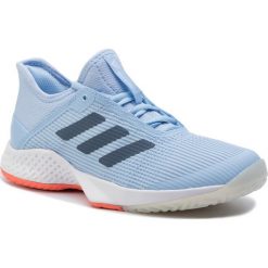 Buty adidas - adizero Club W G26548 Bloblu/Tecink/Hireco. Niebieskie buty sportowe damskie Adidas, bez wzorów, z tworzywa sztucznego, sportowe, tenisowe. Za 279,00 zł.