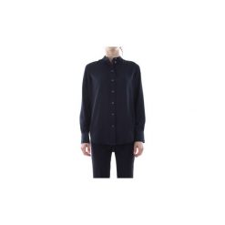Koszule Calvin Klein Jeans K20K200860 PLACKET SHIRT. Niebieskie koszule damskie Calvin Klein Jeans, s, bez wzorów, z jeansu, bez kołnierzyka, bez rękawów. Za 367,51 zł.