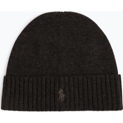 Polo Ralph Lauren - Czapka męska, szary. Szare czapki męskie Polo Ralph Lauren, z haftami, z dzianiny, klasyczne. Za 229,95 zł.