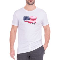 T-shirty męskie: T-shirt w kolorze białym