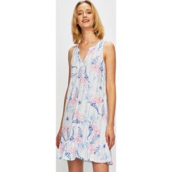 Lauren Ralph Lauren - Koszula nocna. Białe piżamy damskie Lauren Ralph Lauren, s, bez wzorów, z bawełny, bez rękawów. W wyprzedaży za 159,90 zł.