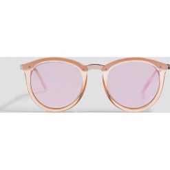 Okulary przeciwsłoneczne damskie: Le Specs Okulary przeciwsłoneczne No Smirking – Pink,Nude