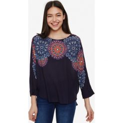 Desigual Blassidy Top Niebieski. Niebieskie bluzki damskie Desigual, xs, bez wzorów, z wiskozy, bez kołnierzyka, bez rękawów. Za 326,95 zł.