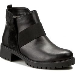 Botki SERGIO BARDI - Liana FW1269717AF 101. Czarne botki damskie na obcasie marki Sergio Bardi, z materiału. W wyprzedaży za 229,00 zł.
