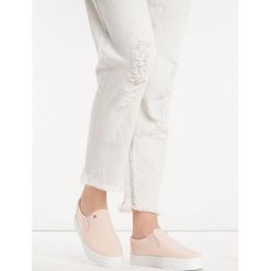 Trampki damskie slip on: Różowe Slip On Alba