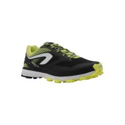 Buty do biegania męskie TRAIL RACE 4 (czarno-żółte). Żółte buty sportowe męskie EVADICT, z poliesteru, bez zapięcia, do biegania. Za 249,99 zł.