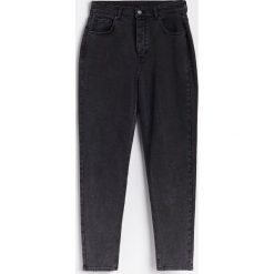 Jeansy mom slim - Szary. Szare jeansy damskie Reserved. Za 119,99 zł.