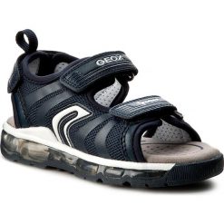 Sandały GEOX - J S. Android B.B J720QB 014BU C4211 Morski/Biały. Niebieskie sandały chłopięce marki Geox, z materiału. W wyprzedaży za 209,00 zł.