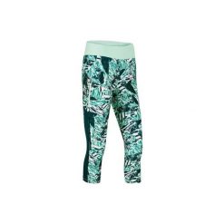 Rybaczki do biegania RUN DRY+ damskie. Niebieskie rybaczki damskie marki KALENJI, xs, bez wzorów, z elastanu. Za 49,99 zł.