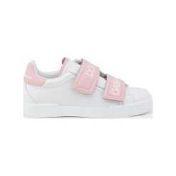 Dolce & Gabbana Sneakersy CK1601_AH361. Szare sneakersy damskie Dolce & Gabbana, ze skóry. Za 1846,00 zł.
