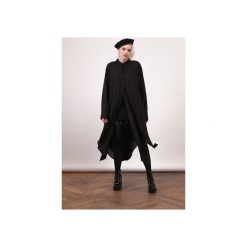 Koszula Double Black. Czarne koszule damskie Girl Little Boy, s, bez wzorów, z wiskozy, klasyczne, z klasycznym kołnierzykiem, bez rękawów. Za 800,00 zł.