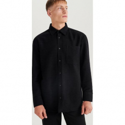 Welurowa koszula oversize ReDesign - Zielony. Zielone koszule męskie na spinki Reserved, l, z weluru. Za 169,99 zł.