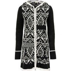 Sweter rozpinany bonprix czarny. Czarne kardigany damskie bonprix. Za 129,99 zł.