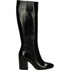 Kozaki - 1601 NAP NERO. Czarne buty zimowe damskie Venezia, ze skóry. Za 299,00 zł.