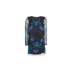 Sukienki krótkie Desigual MACHINE. Szare sukienki damskie Desigual, s, bez wzorów, bez kołnierzyka, z krótkim rękawem, krótkie, mini. Za 351,20 zł.