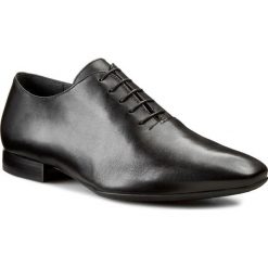 Półbuty GINO ROSSI - Amon MPV524-G92-E100-9900-0 Czarny. Czarne buty wizytowe męskie Gino Rossi, bez wzorów, ze skóry, eleganckie, bez zapięcia. W wyprzedaży za 229,00 zł.