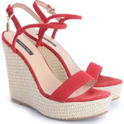 Patrizia Pepe Espadryle. Baleriny damskie Patrizia Pepe, bez wzorów, ze skóry, bez obcasa. Za 349,00 zł.