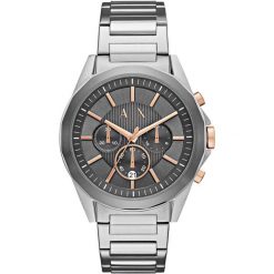 Armani Exchange - Zegarek AX2606. Szare zegarki męskie Armani Exchange, ze stali. W wyprzedaży za 639,90 zł.