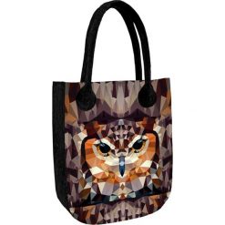 Torebka "City" w kolorze antracytowym ze wzorem - (S)35 x (W)42 x (G)10 cm. Szare torebki klasyczne damskie Bertoni, bez wzorów, z materiału, na ramię, bez dodatków. W wyprzedaży za 59,95 zł.