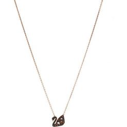 Naszyjniki męskie: Swarovski FACET SWAN NECKLACE Naszyjnik jet