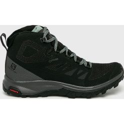 Salomon - Buty Outline Mid GTX W. Czarne buty trekkingowe damskie Salomon. W wyprzedaży za 399,90 zł.