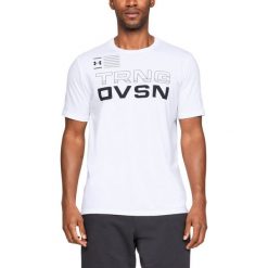 Under Armour TRNG DVSN Koszulka Biały. Białe podkoszulki męskie Under Armour, s, z nadrukiem, z bawełny, z krótkim rękawem. Za 137,95 zł.
