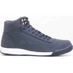Wysokie sneakersy bonprix ciemnoniebieski. Niebieskie sneakersy męskie bonprix, bez zapięcia. Za 109,99 zł.