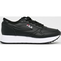 Fila - Buty Orbit Zeppa. Czarne buty sportowe damskie marki Fila, z materiału. Za 399,90 zł.