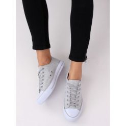 Trampki damskie szare B74-28 GREY. Szare buty sportowe damskie FunKee.pl, bez wzorów, z tkaniny, klasyczne. Za 69,99 zł.