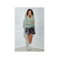 Moherowy sweter złota nitka. Szare swetry damskie Ooh la la, na zimę, bez wzorów, z jeansu, biznesowe, bez rękawów, bez kaptura. Za 179,00 zł.