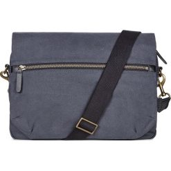 Torby na ramię męskie: ECCO Eday 3.0 – Szary – 36x32x9cm – Torby
