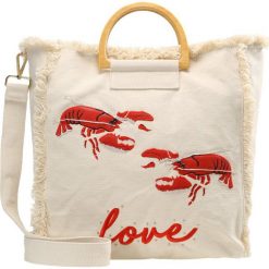 Shopper bag damskie: Topshop BOBBY LOBSTER SHOPPER Torba na zakupy natural
