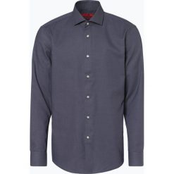 HUGO - Koszula męska – Vordon, niebieski. Niebieskie koszule męskie marki HUGO, m, z bawełny, eleganckie, z klasycznym kołnierzykiem. Za 399,95 zł.