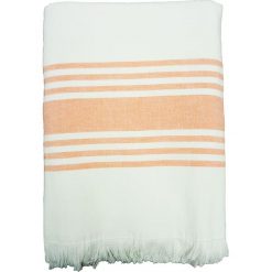 Kąpielówki męskie: Fouta „Karabouk” w kolorze pomarańczowo-białym – 160 x 90 cm