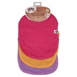 Xkko Bambusowe Śliniaki - Red Sky Mix, 3szt. Czerwone śliniaki Xkko, w kolorowe wzory. Za 66,00 zł.