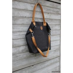 Torebki klasyczne damskie: Torba Worek Plecionka #Camel