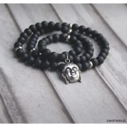 Naszyjnik MĘSKI : BUDDHA :: stal szlachetna. Szare naszyjniki męskie Pakamera, ze stali. Za 135,00 zł.