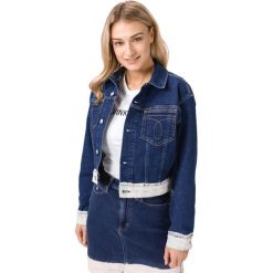Calvin Klein Omega Kurtka Niebieski. Niebieskie kurtki damskie Calvin Klein, l, bez wzorów, z elastanu. Za 652,95 zł.