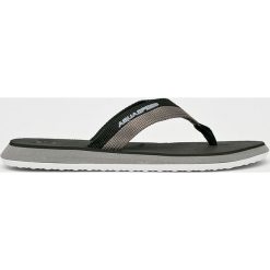 Aqua Speed - Japonki. Czarne kapcie męskie marki Aqua-Speed, bez wzorów, z materiału. Za 49,90 zł.