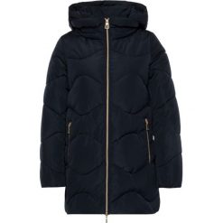 Kurtka puchowa Geox W9428C T2506 F4386. Niebieskie kurtki damskie Geox, bez wzorów, z poliesteru, bez kaptura. W wyprzedaży za 409,00 zł.