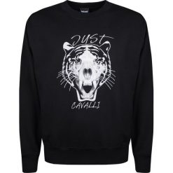Just Cavalli Bluza "Regular Fit". Bluzy męskie Roberto Cavalli, z aplikacjami, z tkaniny, z okrągłym kołnierzem, bez rękawów, bez kaptura. Za 399,00 zł.