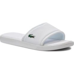 Klapki LACOSTE - L.30 Slide Sport Spm 7-31SPM2169001 White. Białe klapki męskie marki Lacoste, bez wzorów, z tworzywa sztucznego. W wyprzedaży za 189,00 zł.