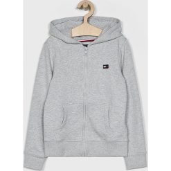 Tommy Hilfiger - Bluza dziecięca 128-176 cm. Szare bluzy chłopięce TOMMY HILFIGER, z nadrukiem, z elastanu, bez rękawów, z kapturem. W wyprzedaży za 219,90 zł.